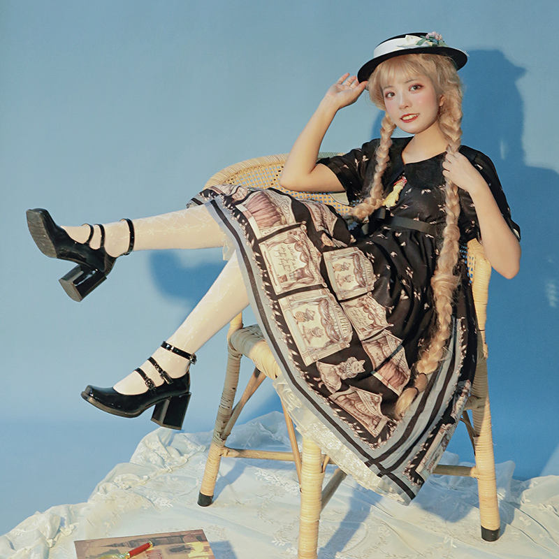 Magic Tea Party ~Box of the Theatre Classic Lolita OP -Ready Made