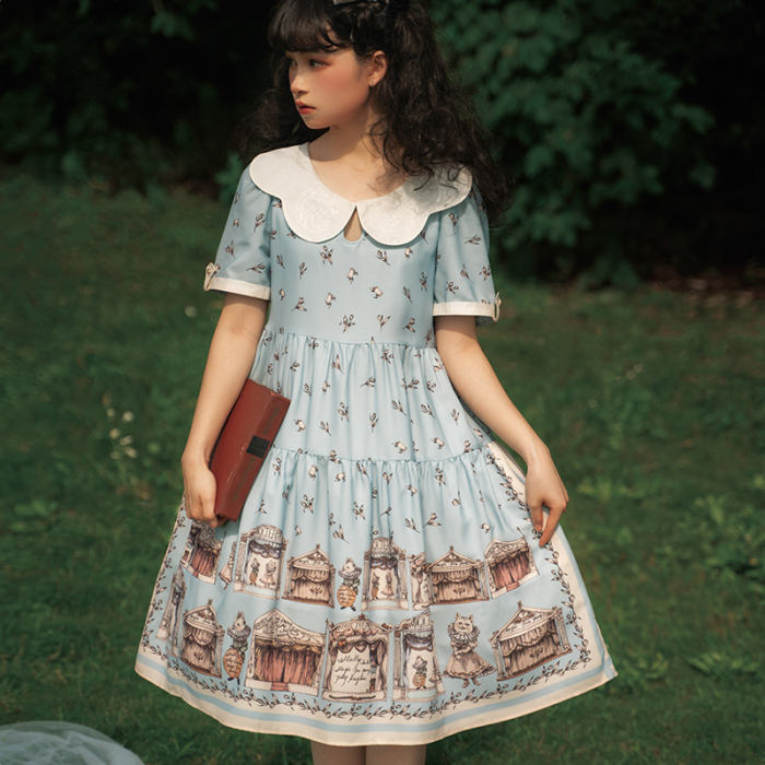 Magic Tea Party ~Box of the Theatre Classic Lolita OP -Ready Made