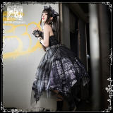 Silent Redemption Gothic Lolita Skirt + Vest + Blouse Set