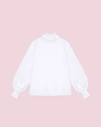 Tommy Bear ~ Pure Color All-match Turtleneck Sweater - In Stock