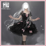 Cat Highness ~Milky Way Moonlight Elegant Lolita OP/JSK -Pre-order