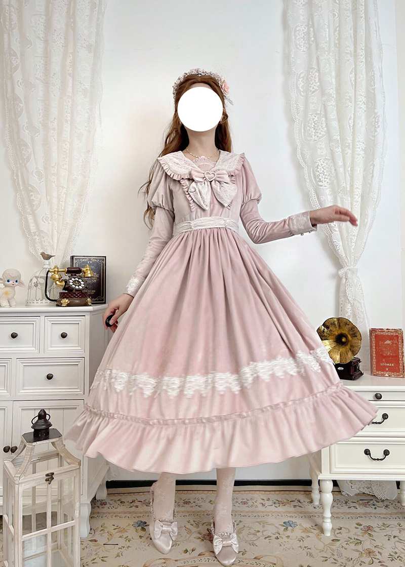 Alice Girl ~The Memory of Afternoon Long Sleeves Lolita OP -Pre