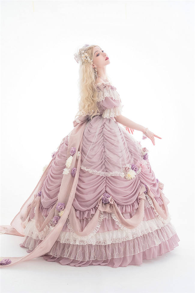 Henrietta ~Rose Queen Flowers Luxury Lolita OP
