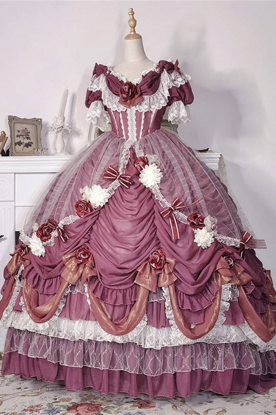 Henrietta ~Rose Queen Flowers Luxury Lolita OP