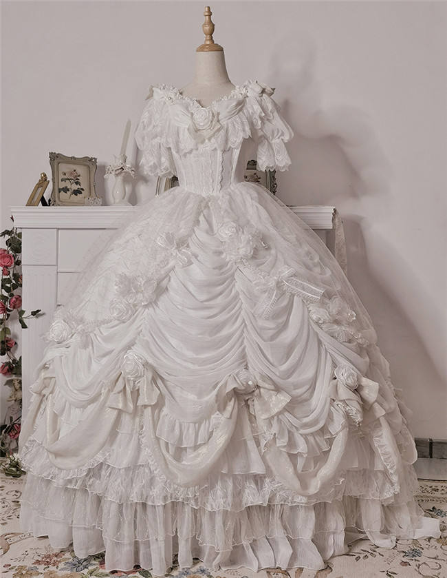 Henrietta ~Rose Queen Flowers Luxury Lolita OP