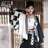 NyaNya Lolita ~Cranes Kimono Lolita Coat -Ready Made