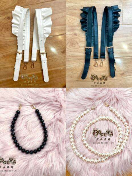 Boguta Bow Shaped Lolita Bag 2 Wear Ways Accessories