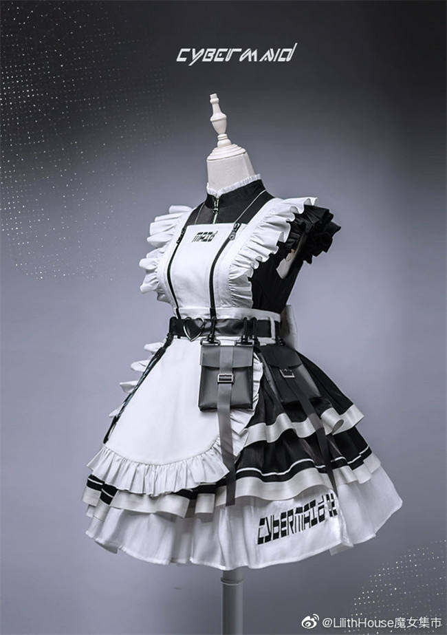Lilith House ~Cyber Maid Maid Lolita Dresses - In Stock