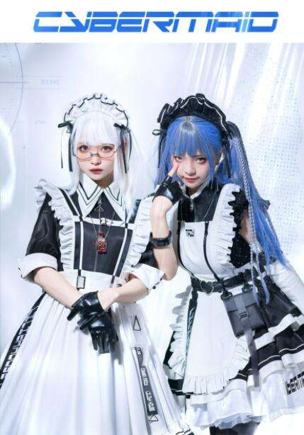 Lilith House ~Cyber Maid Maid Lolita Dresses - In Stock