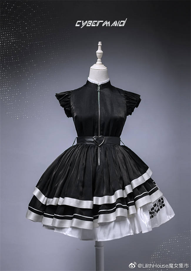 Lilith House ~Cyber Maid Maid Lolita Dresses - In Stock