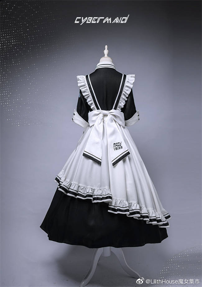 Lilith House ~Cyber Maid Maid Lolita Dresses - In Stock