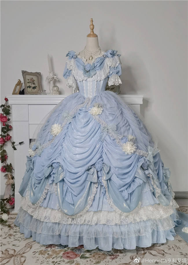 Henrietta ~Rose Queen Flowers Luxury Lolita OP