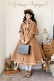 Travelers In the Milky Way Winter Lolita Coat with Detachable Cape -Pre-order