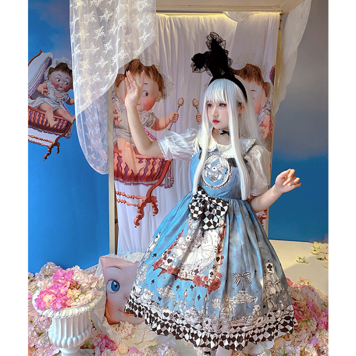Diamond Honey ~Vintage Losing Alice Lolita JSK Size M - In Stock