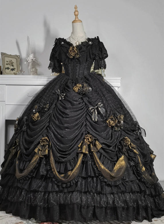 Henrietta ~Rose Queen Flowers Luxury Lolita OP