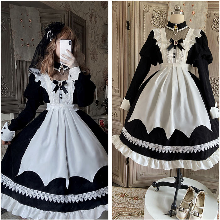 Vampire Maid Vintage Elegant Lolita OP