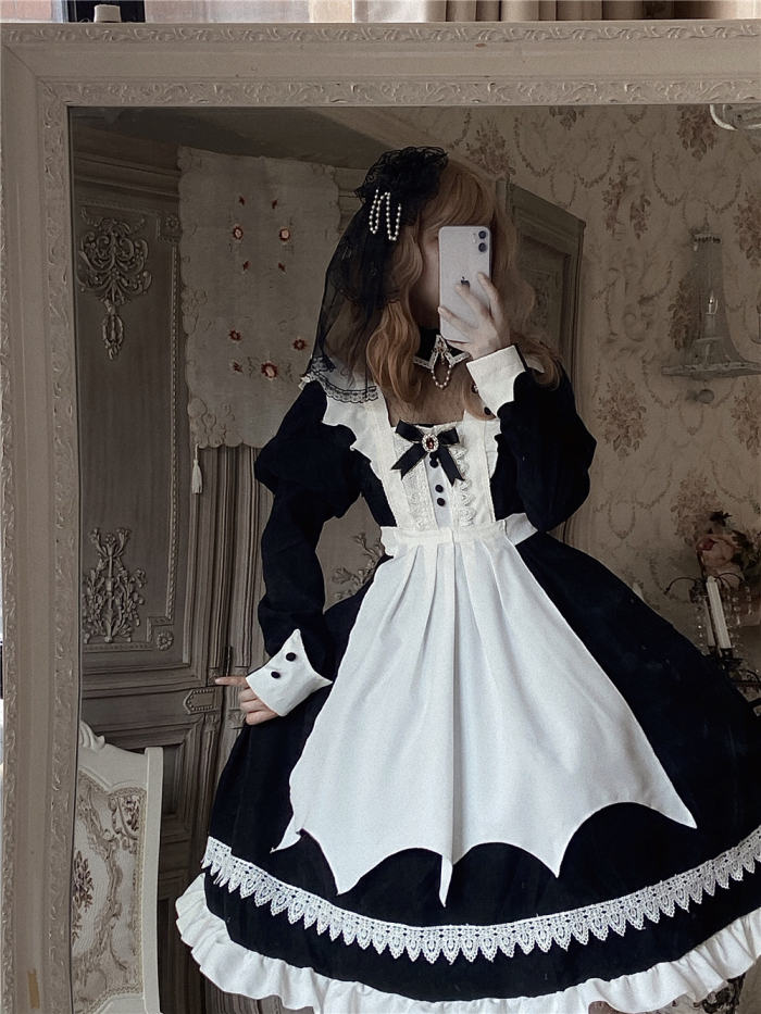 Vampire Maid Vintage Elegant Lolita OP