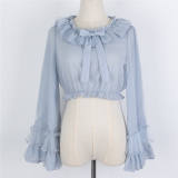 Cheese and Cocoa Long Sleeves Lolita Blouse