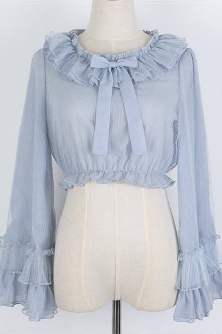 Cheese and Cocoa Long Sleeves Lolita Blouse