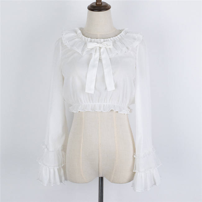 Cheese and Cocoa Long Sleeves Lolita Blouse