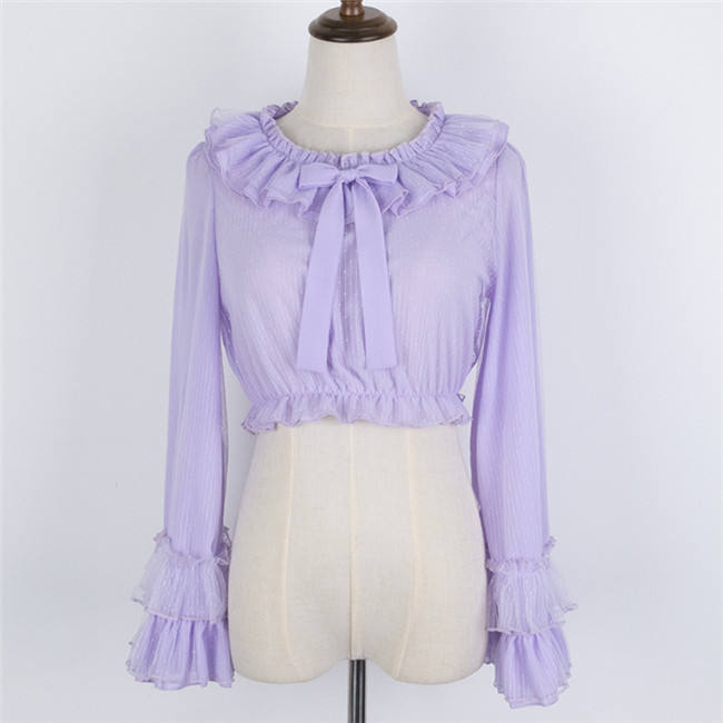 Cheese and Cocoa Long Sleeves Lolita Blouse