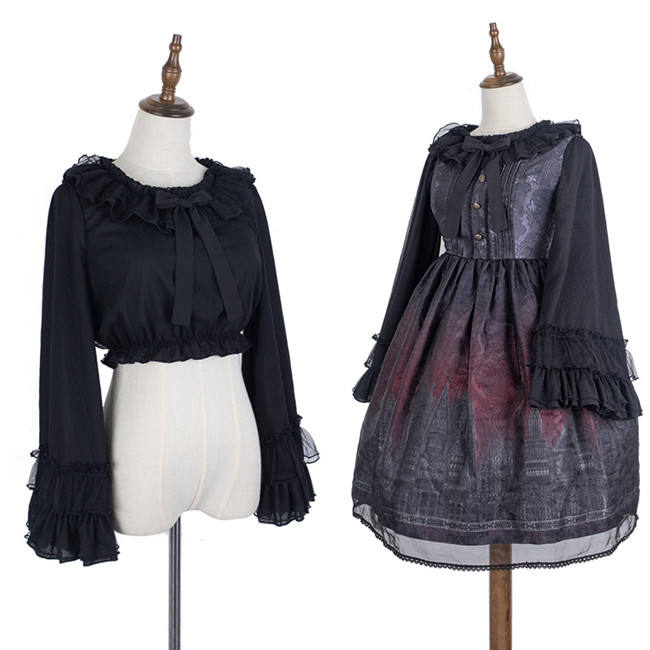 Cheese and Cocoa Long Sleeves Lolita Blouse