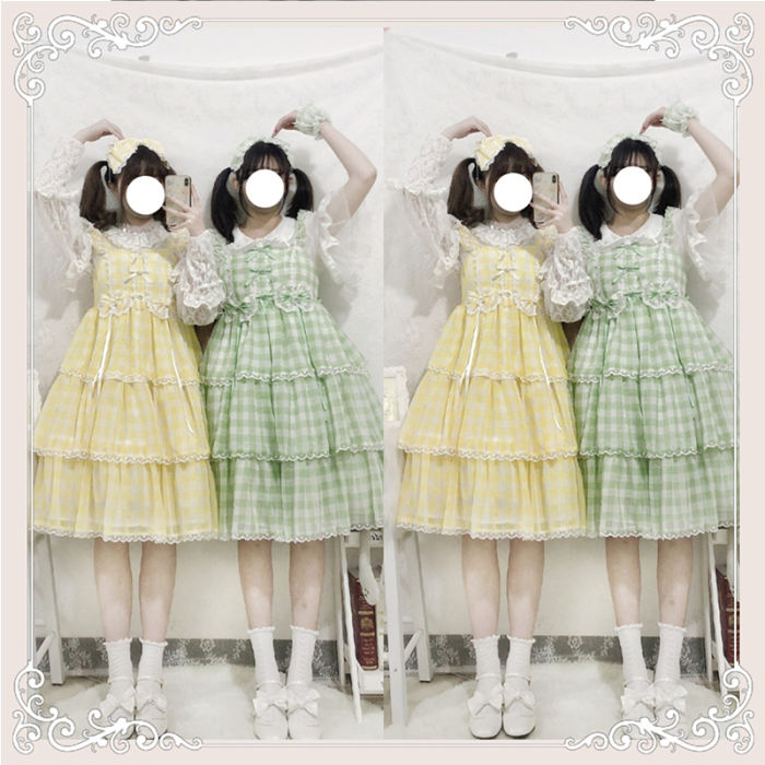 Plus Size Bubblegum Sweet Lolita JSK Dress 5 Colors
