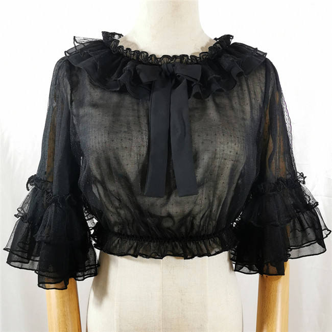 Cheese Cocoa Short Sleeves Lolita Blouse