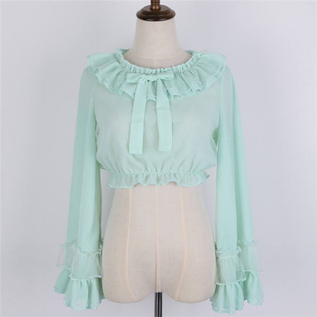 Cheese and Cocoa Long Sleeves Lolita Blouse