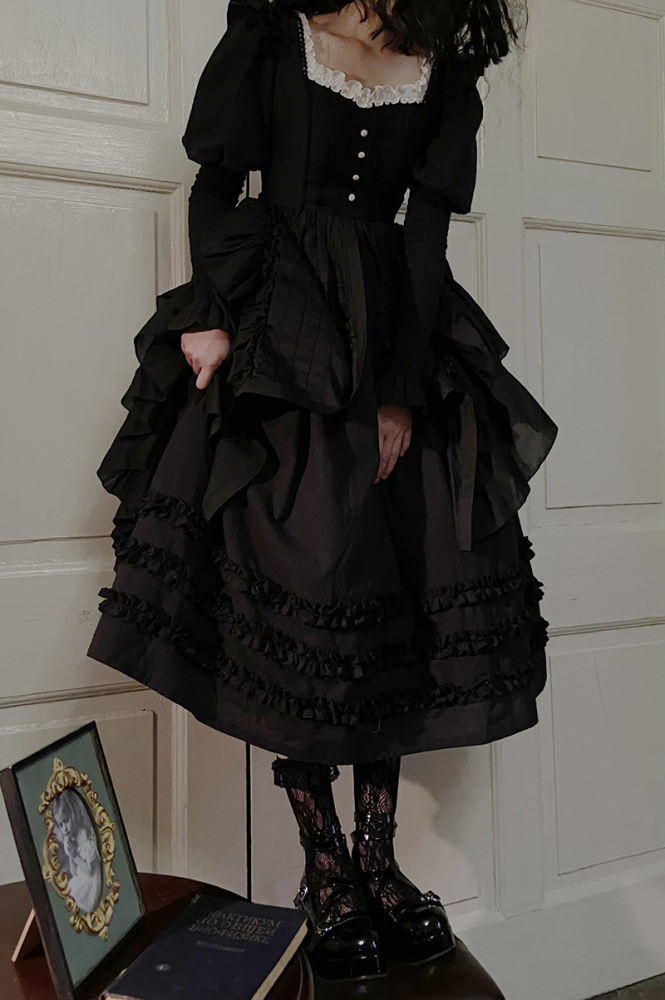 Belle Langue ~ Walpurgis Night Vintage Lolita OP/JSK -Pre-order