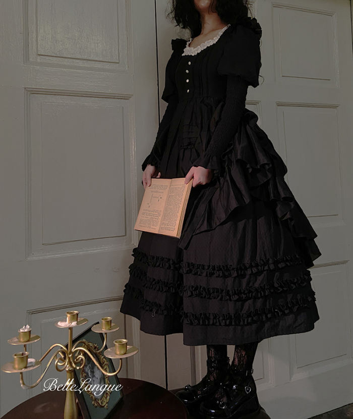 Belle Langue ~ Walpurgis Night Vintage Lolita OP/JSK -Pre-order