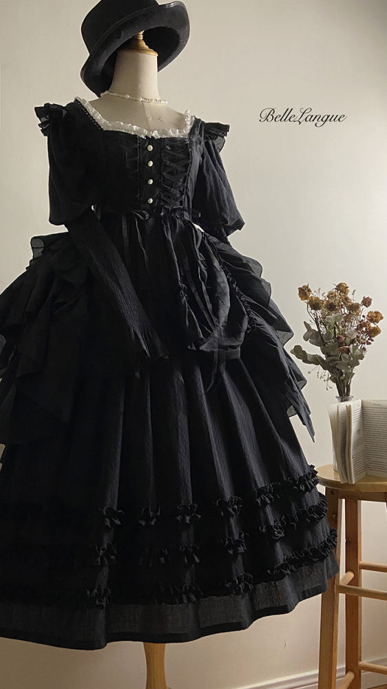 Belle Langue ~ Walpurgis Night Vintage Lolita OP/JSK -Pre-order
