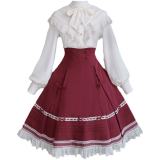 Alice Girl ~Baroque Manor Lolita Skirt/Blouse -Pre-order Beige Blouse Size S - In Stock