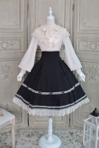 Alice Girl ~Baroque Manor Lolita Skirt/Blouse Beige Blouse Size S - In Stock