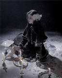 Travelers In the Milky Way Winter Lolita Coat with Detachable Cape -Pre-order