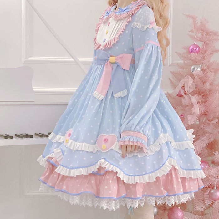 Daily Wear Winter Sweet Lolita OP -Ready Made