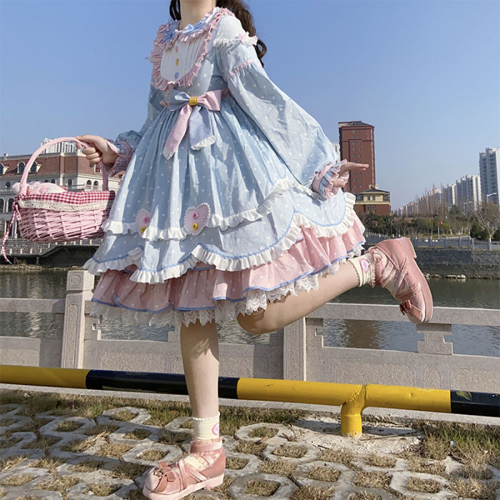 Daily Wear Winter Sweet Lolita OP -Ready Made