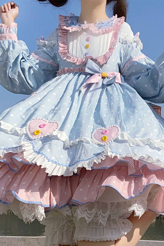 Daily Wear Winter Sweet Lolita OP -Ready Made