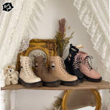 Sheep Puff ~Gift Bear Winter Lolita Boots -Pre-order