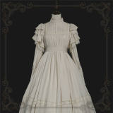 The Liliana Sisters ~Antique Roll Collar Lolita OP Long Version -Pre-order