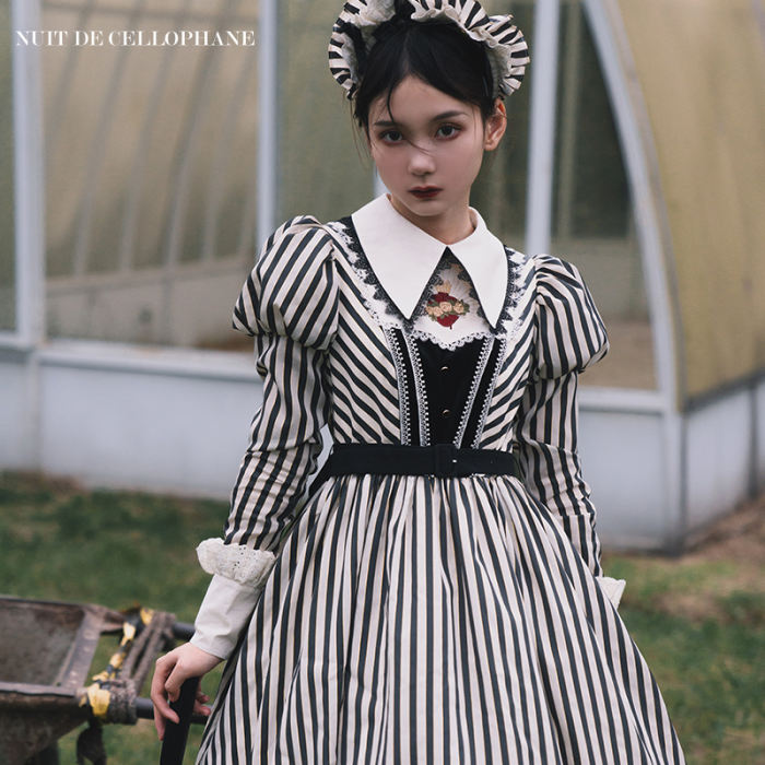 Cellophane Night Adams Manor Lolita OP and JSK