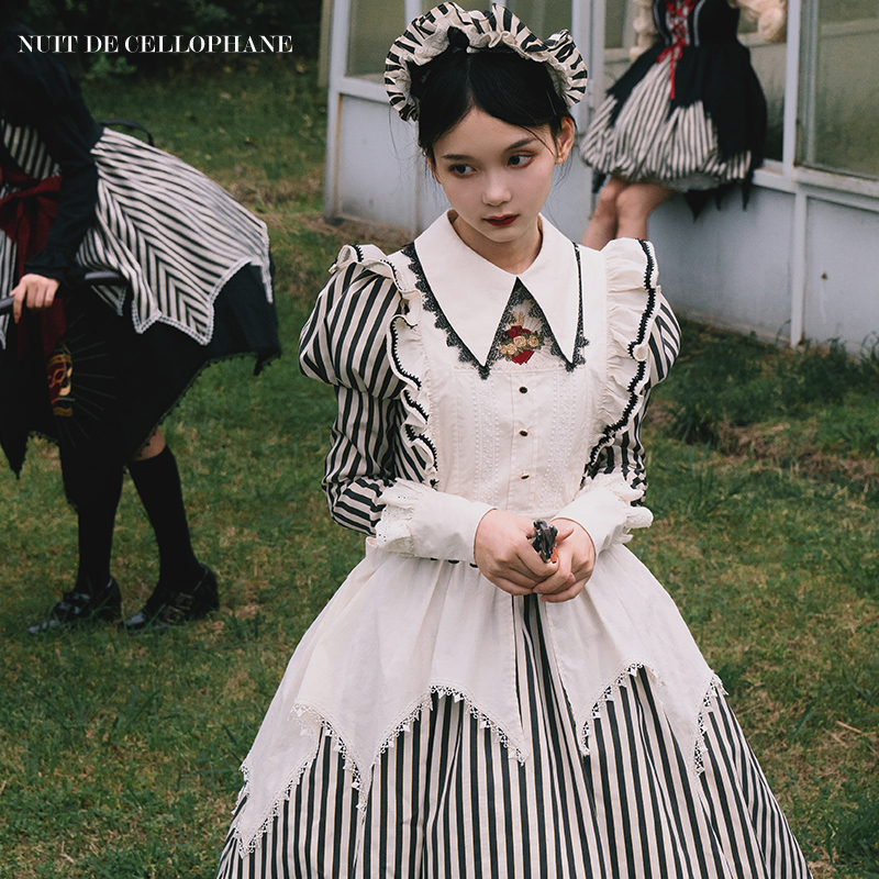 Cellophane Night Adams Manor Lolita OP,One Piece Lolita Dress - My 