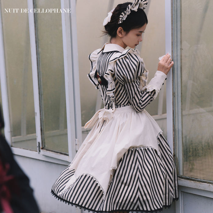 Cellophane Night Adams Manor Lolita OP and JSK