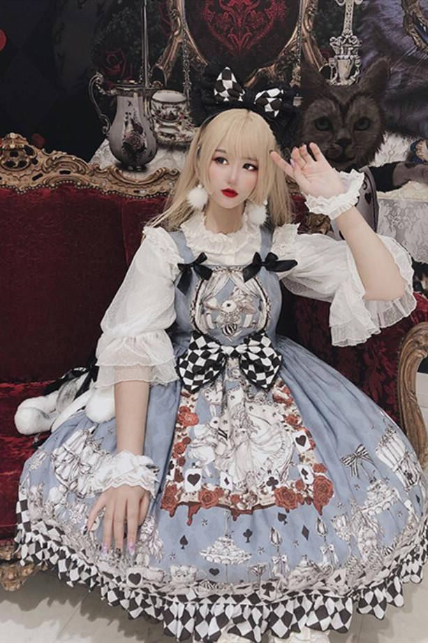 Diamond Honey ~Vintage Losing Alice Lolita JSK Size M - In Stock