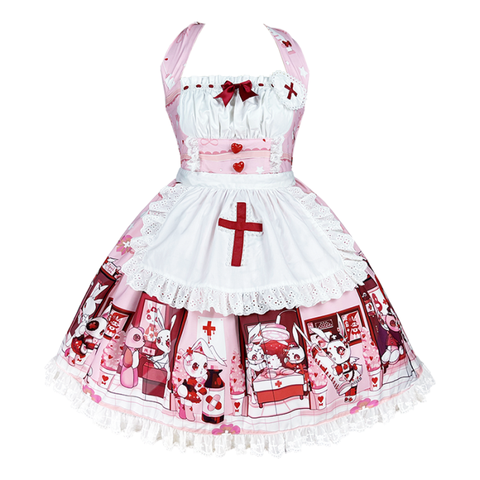 Diamond Honey ~Little Nurse Dolls Hospital Lolita JSK -Pre-order