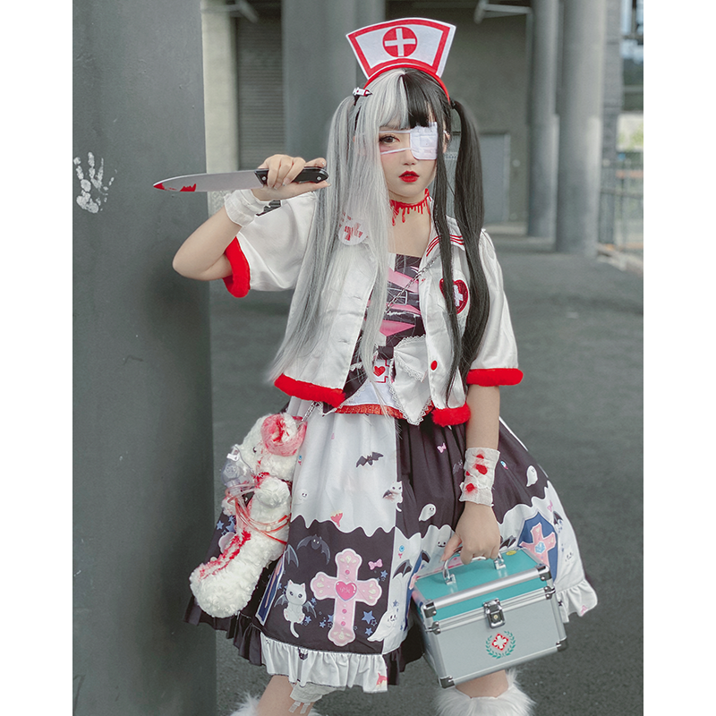 Diamond Honey ~Little Devil Halloween Lolita JSK -Pre-order,Sweet