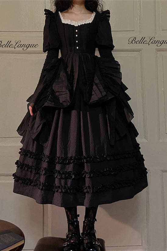 Belle Langue ~ Walpurgis Night Vintage Lolita OP/JSK -Pre-order
