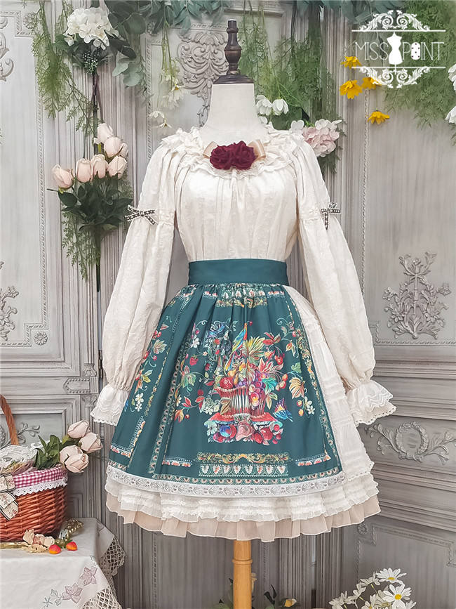 Miss Point ~The Song of Harvest Vintage Skirt -Pre-order