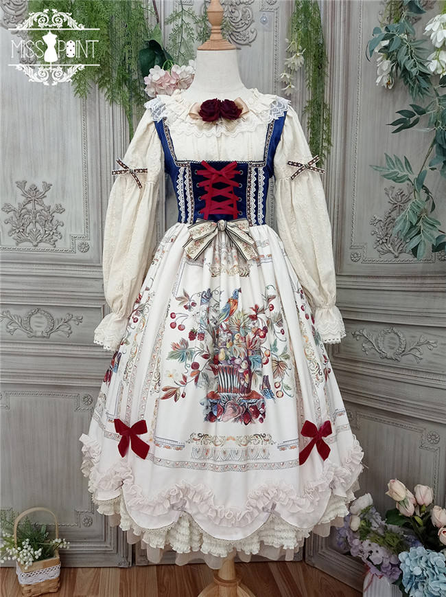 Miss Point ~The Song of Harvest Vintage Corset Lolita JSK