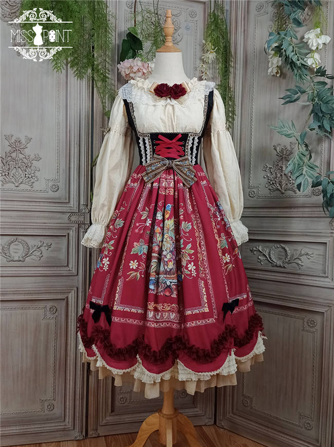 Miss Point ~The Song of Harvest Vintage Corset Lolita JSK